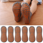Anti-Slip Trampoline Socks 6 Pairs – Parent Child Cotton Grip Socks for Kids & Adults