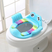 Cartoon Baby Potty Toilet Trainer Seat with Armrest