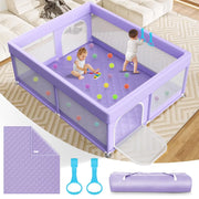 Extra Large Baby Playpen with Mat