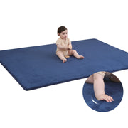 Gray Baby Play Mat with Memory Foam