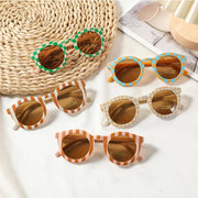 Lindas gafas de sol redondas para niños: gafas de moda para exteriores