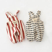 Mamelucos de bebé a rayas: lindos monos de primavera