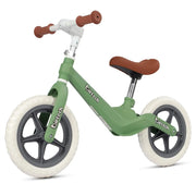 Bicicleta de equilibrio sin pedales de 12 pulgadas y peso ligero para niños (edades 2-5), asiento/manillar ajustables, neumáticos EVA sin pinchazos y marco de nailon resistente para ciclismo temprano