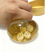 Glitter Dumpling Squishy Fidget Toy – Colorful Stress Relief Squeeze