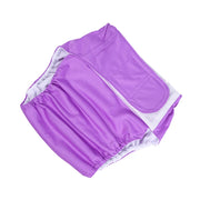 Pañal de tela lavable para adultos, pañal reutilizable e impermeable para incontinencia con cierre de velcro ajustable (varios colores)