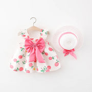 Vestido de algodón con estampado de frutas: dulce estilo primaveral