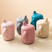 Baby Silicone Training Cup – 180 ml Handle Learning Drinkware
