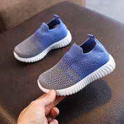 Zapatillas de deporte de malla para niños: zapatos transpirables, antideslizantes y con suela blanda