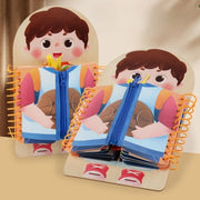 Wooden Busy Board – Montessori Sensory Activity Board for Toddlers