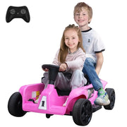 24V Electric 2-Seater Family Ride-On Car – Parental Remote, Music, Storage & Safety Belts for Kids