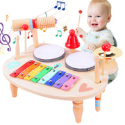 Wooden Kids Drum & Music Kit