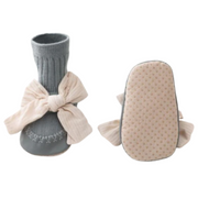 Hi-cut Soft Cotton Socks Anti Slip Baby Walker Shoes