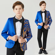 Blazing Sequin Boys Showman Suit Set