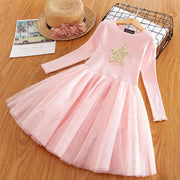 Star Designed Chiffon Dress