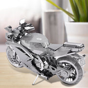 Rompecabezas de metal 3D | Motocicleta | juguetes educativos