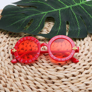 Gafas de sol de verano con montura redonda para niños
