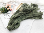 Fondo envolvente tipo manta para fotografía de bebés con material suave