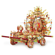 Rompecabezas de metal 3D | Vehículo de danza del Fénix chino | juguetes educativos