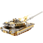 Rompecabezas de metal 3D | Tanque M1A2 Sep Tusk II | Juguetes creativos para niños