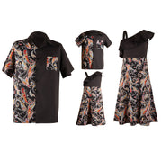 Trajes familiares con texturas únicas