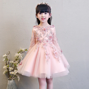 Bead Appliques Lace Floral Gown