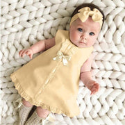 Maxi Bow Dress+Headband Set