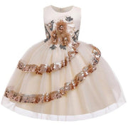 Vintage Floral Princess Dress