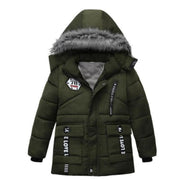 Evolutions Fur Hoodie Insulated Down Coat