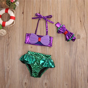0–5 Years Baby Girl Mermaid Swimsuit
