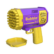 40-Hole Automatic Bubble Machine with Lights for Kids Outdoor Play