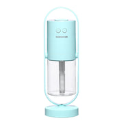 Humidificador USB con Luz Nocturna Proyectada de Sombra Mágica – Niebla Fresca, Rotación de 360° y Modos de Pulverización Doble