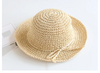 Sombrero de paja de verano para niños: gorra de playa plegable