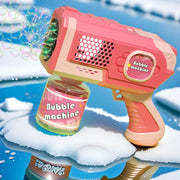 Automatic Bubble Gun Toy for Kids Electric Bubble Blower for Outdoor Play