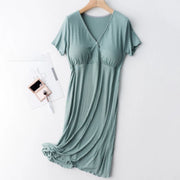 Modal Maternity Clothes Breastfeeding Nightgowns 