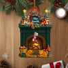 Personalized Family Christmas Fireplace Ornament