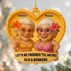 Personalized “Gift For Bestie – Forever Sister” Wooden Ornament 