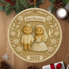 Personalized Newlywed Gingerbread Couple Ornament
