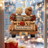 Personalized Romantic Love Couple Ornament –