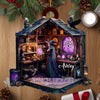 Personalized Witch House Wooden Ornament