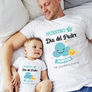 Primer Día del Padre: conjunto a juego de papá y bebé