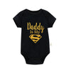Daddy Is My Hero Baby Bodysuit – 100% Cotton & Short-Sleeve Style