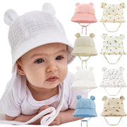 Printed Muslin Baby Bucket Hat: Cute Panama Fisherman Cap