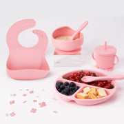 Children's Silicone Tableware Set - 6 Pieces