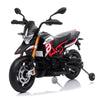 12V Electric Aprilia Licensed Kids Ride-On Motorcycle – LED Lights, MP3, USB & Training Wheels for Ages 3–8
