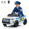 6V Electric Kids Ride-On Police Car – LED Lights, Siren, Remote Control & Seatbelt for Ages 3–5