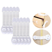10PCS Child Safety Cabinet Lock – Plastic Drawer Door Security
