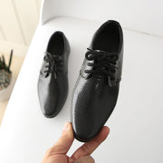 Patrón de diseño de piel de serpiente Zapatos formales de cuero para niños