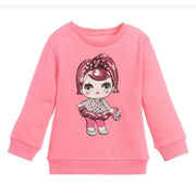 Suéter con apliques y diseño de Bunny Friends
