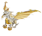 Rompecabezas de metal 3D | Dragón Glorystrom| juguetes educativos