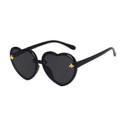 Elegantes gafas de sol en forma de corazón para niñas